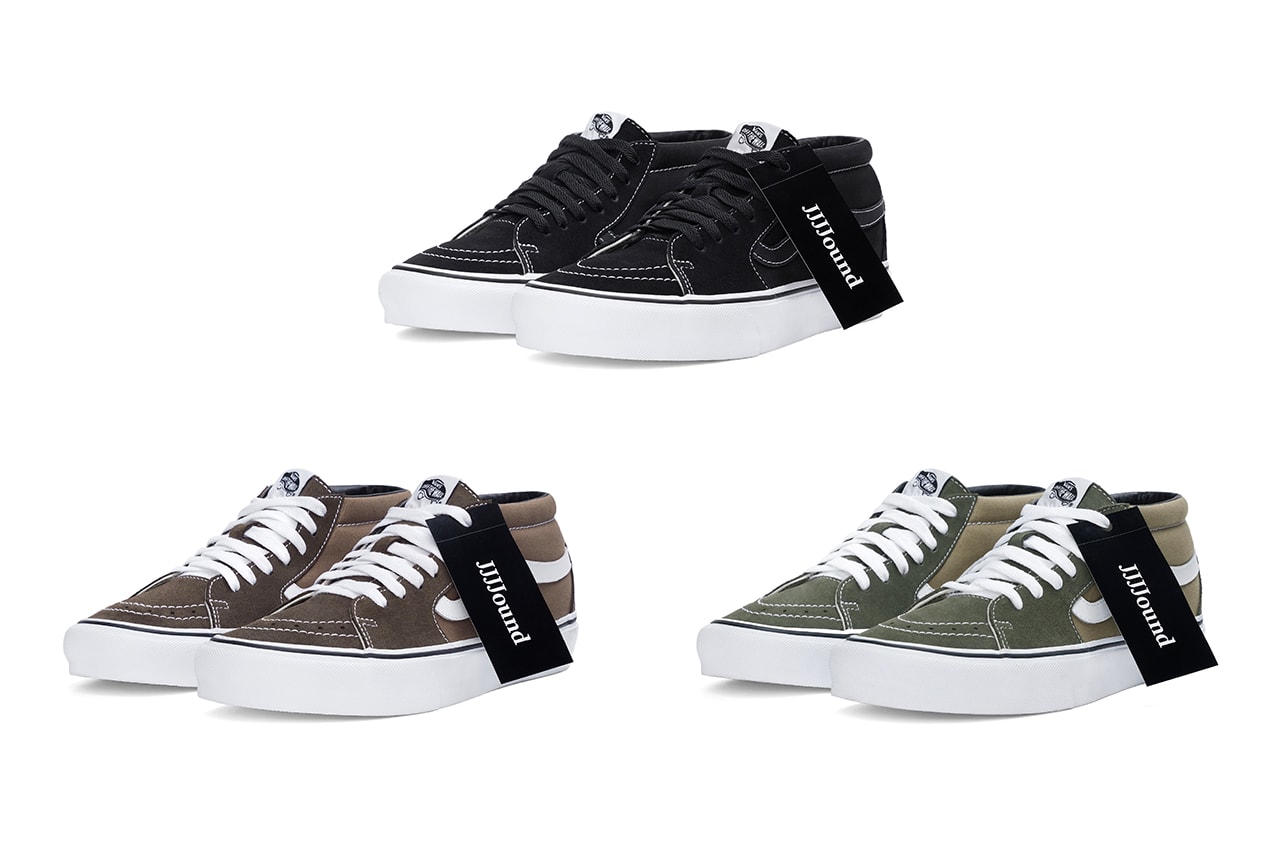 vans jjjjound sk8 mid vlt lx brown