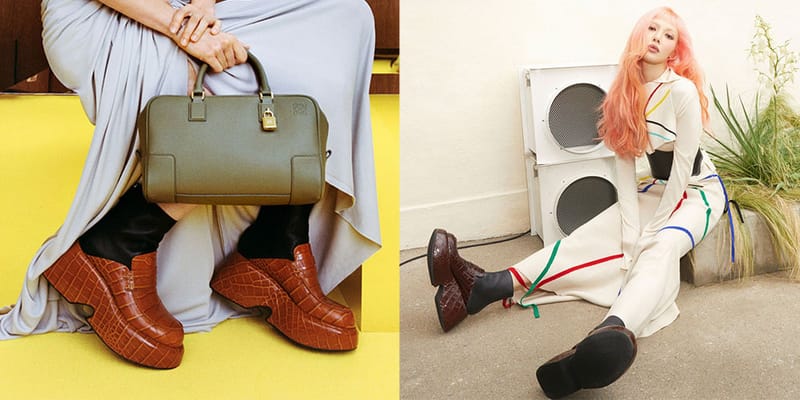 Loewe Launches Chunky Wedge Loafer Boots for FW21 | Hypebae