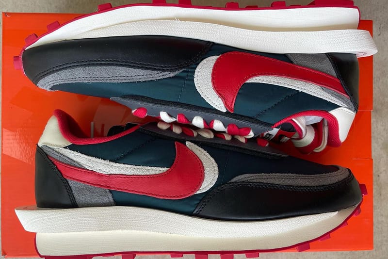 Undercover x sacai x Nike LDWaffle Blue & Red | Hypebae