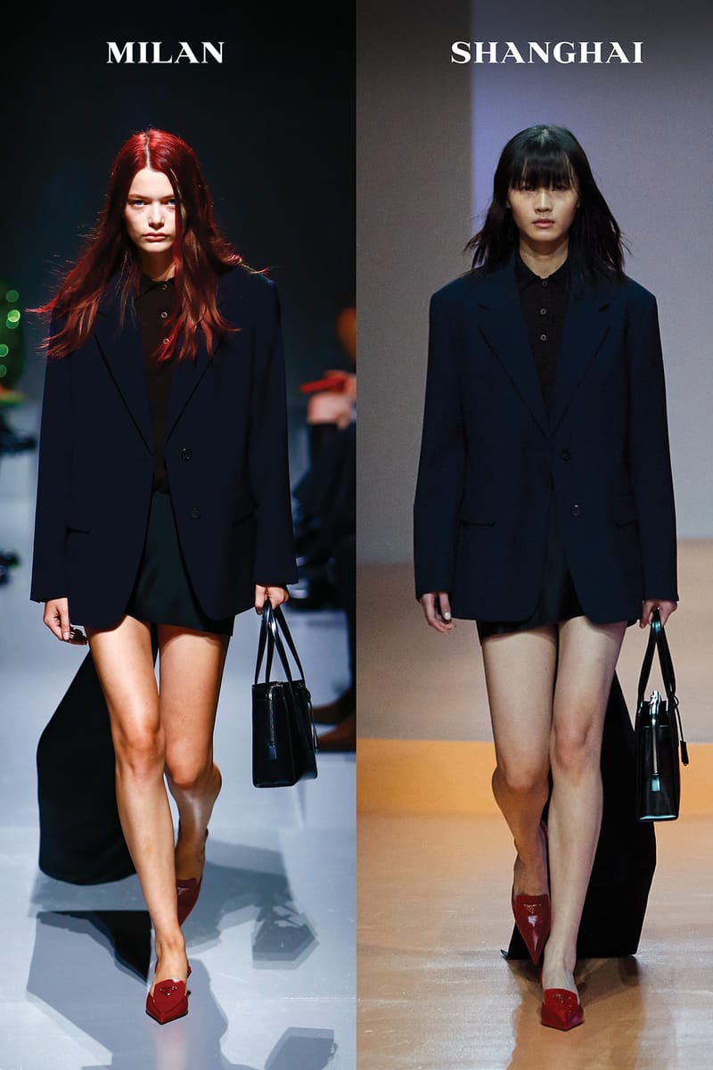 Prada Debuts SS22 Collection in Milan & Shanghai | Hypebae
