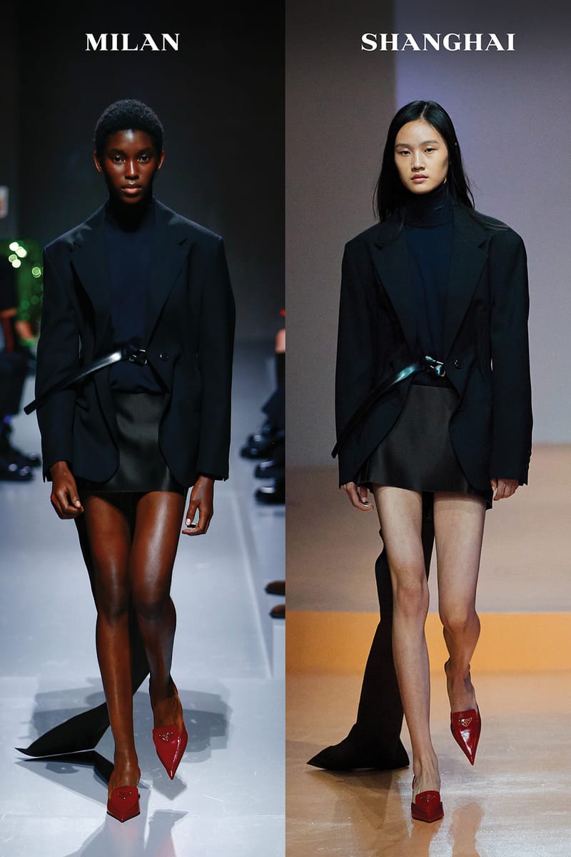 Prada Debuts SS22 Collection in Milan & Shanghai | Hypebae