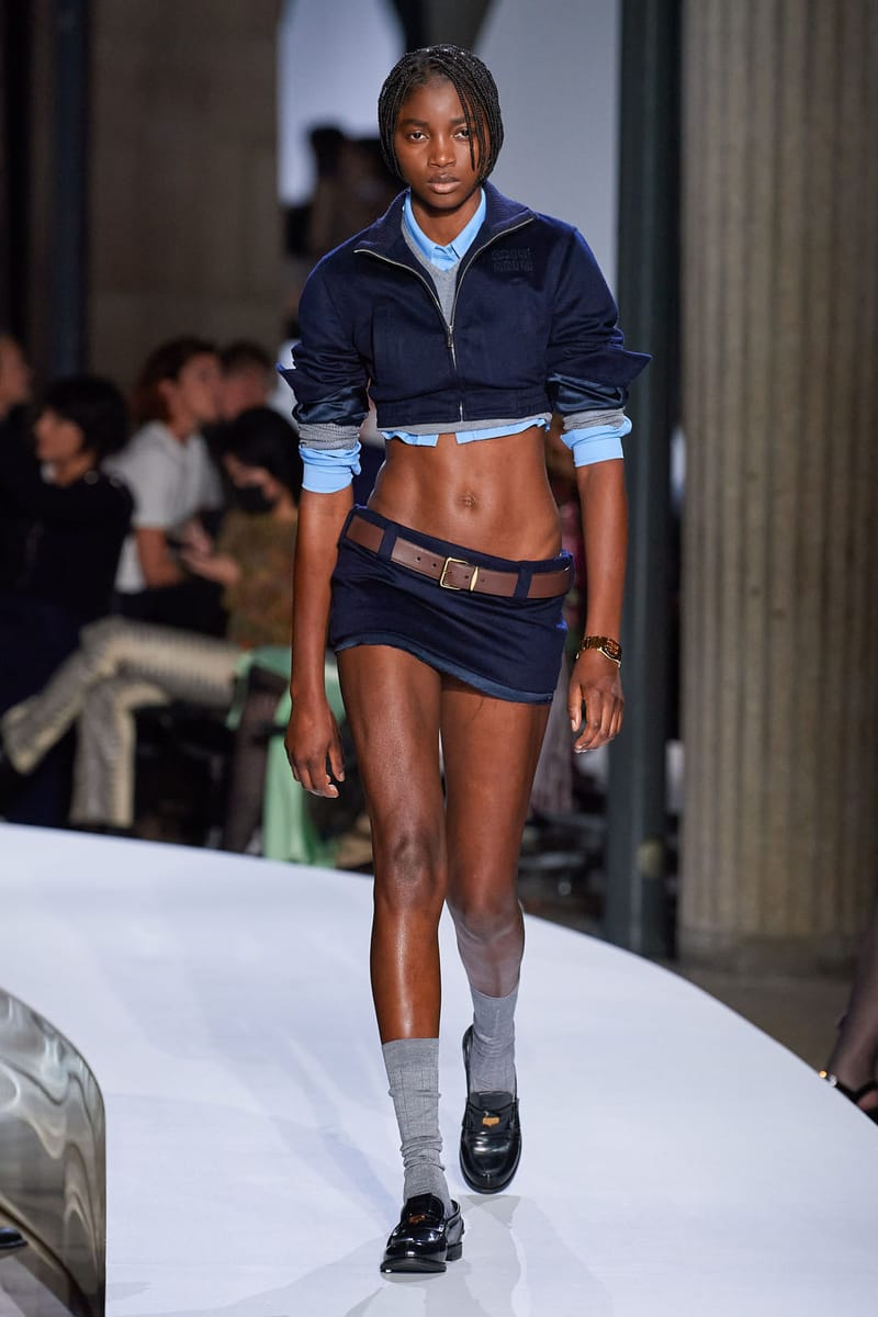 Miu Miu Reveals New Balance 574 Collab on Runway | Hypebae