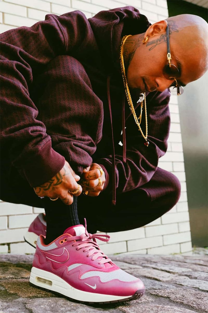 Patta x Nike Air Max 1 Rush Maroon Release Date | Hypebae