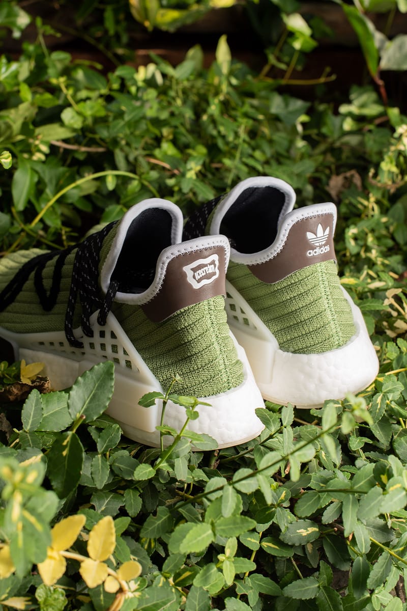 Pharrell x adidas Originals Hu NMD BBC Khaki Green | Hypebae