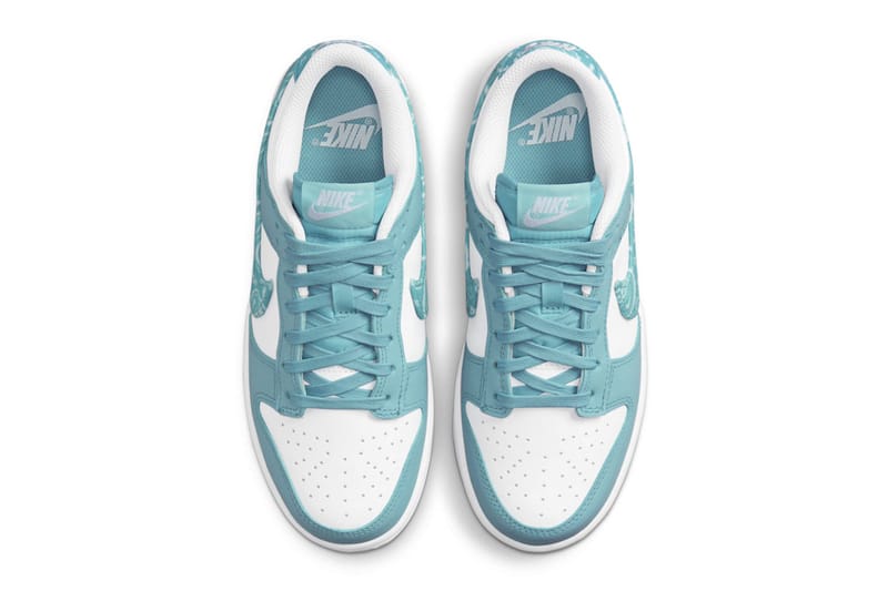 Nike Dunk Low Blue & Black Paisley Official Look | Hypebae