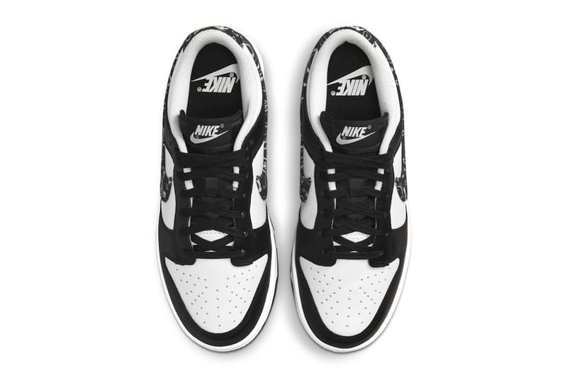 Nike Dunk Low Blue & Black Paisley Official Look | Hypebae