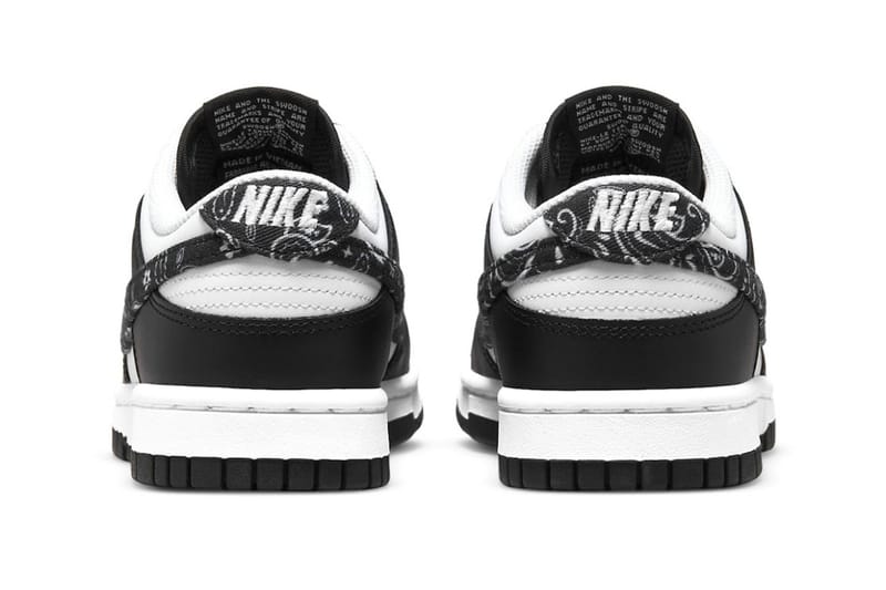 Nike Dunk Low Blue & Black Paisley Official Look | Hypebae