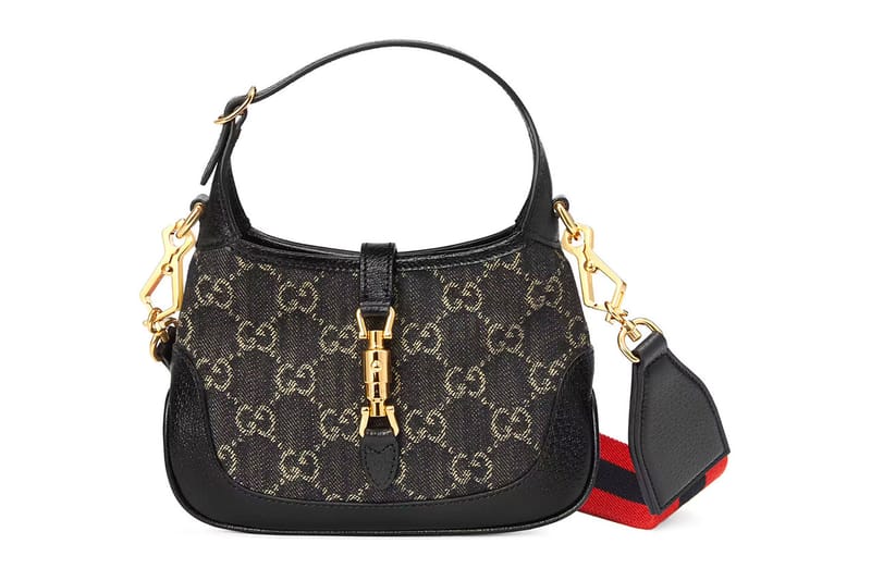 ショルダーバッグ Gucci Jackie 1961 Small Shoulder Bag Gucci Jackie small shoulder bag in sand and brown GG canvas