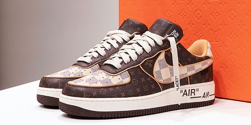 靴 Nike x Louis Vuitton Air Force 1 Louis Vuitton x Nike 