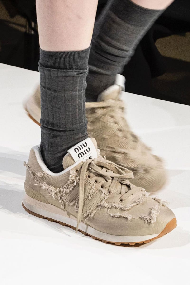 Where to Buy Miu Miu x New Balance 574 Sneakers | Hypebae