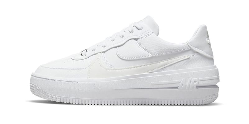 Nike Air Force 1 PLT.AF.ORM “Triple White” Info | Hypebae
