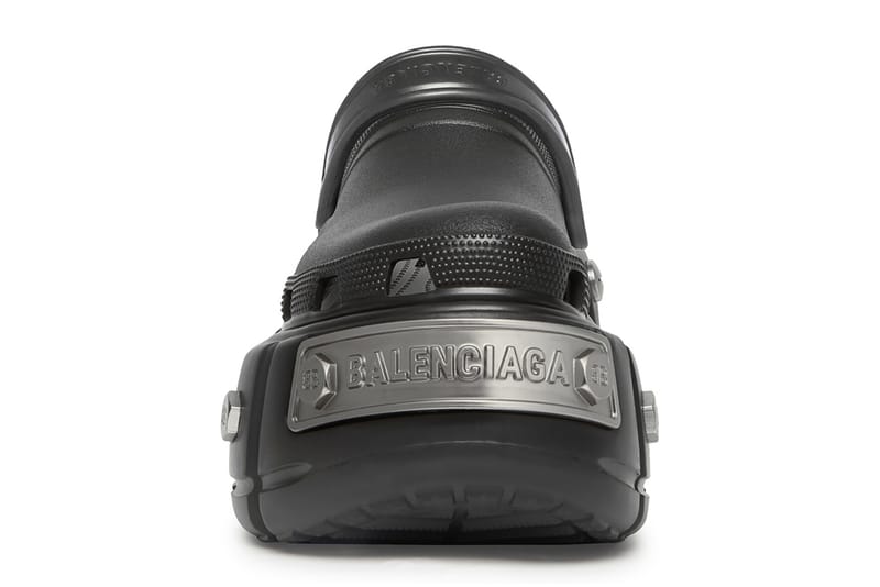 【BALENCIAGA】HARDCROCS 40 Balenciaga HardCrocs Sandal Black Release Info | Hypebae