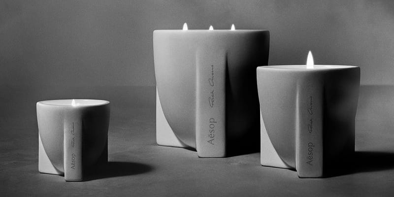 rick owens aesop キャンドル Aesop Debuts New Fragrance in Rick Owens Collab | Hypebae