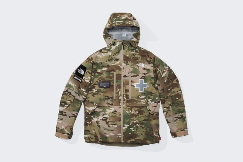 North face supreme camo cheap jacket