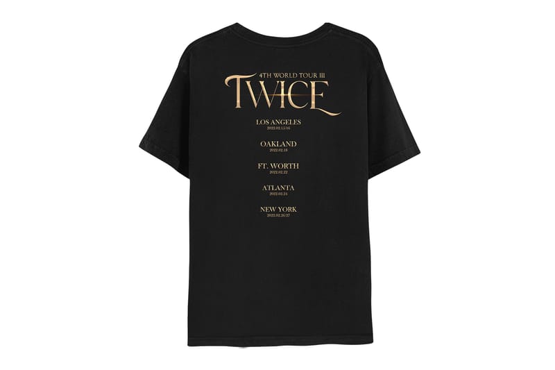TWICE 4th WORLD TOUR Ⅲ in LA Tシャツ　１ TWICE 4th World Tour Merch Collection Release | Hypebae