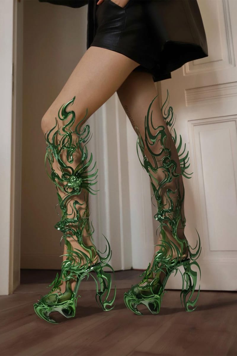 3D Designer Davina India's Digital Fantasy Heels | Hypebae