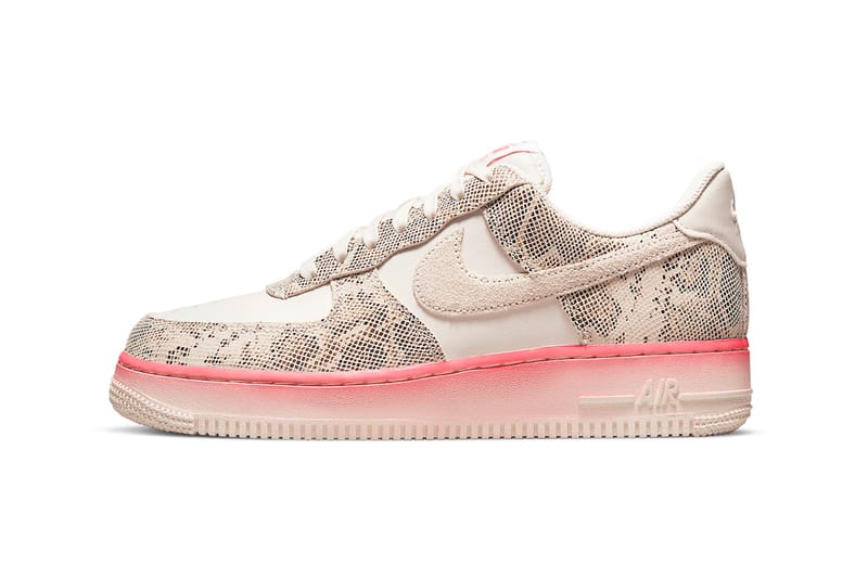 靴 Nike Air Force 1 Low Snakeskin Pink Nike Air Force 1 Low Pink “Snakeskin” Release | Hypebae