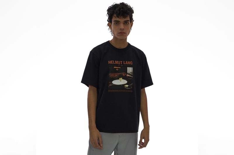 【関税込み】Helmut Lang ブラウン Downtown Postcard Tシャツ Brown Downtown Postcard T-shirt by Helmut Lang on Sale