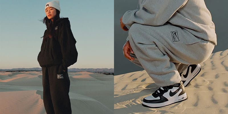 ミートくん　美品・STUSSY AIR FORCE 1 MID 28cm Stussy × Nike Air Force 1 Mid 黒白 28cm 【公式通販】