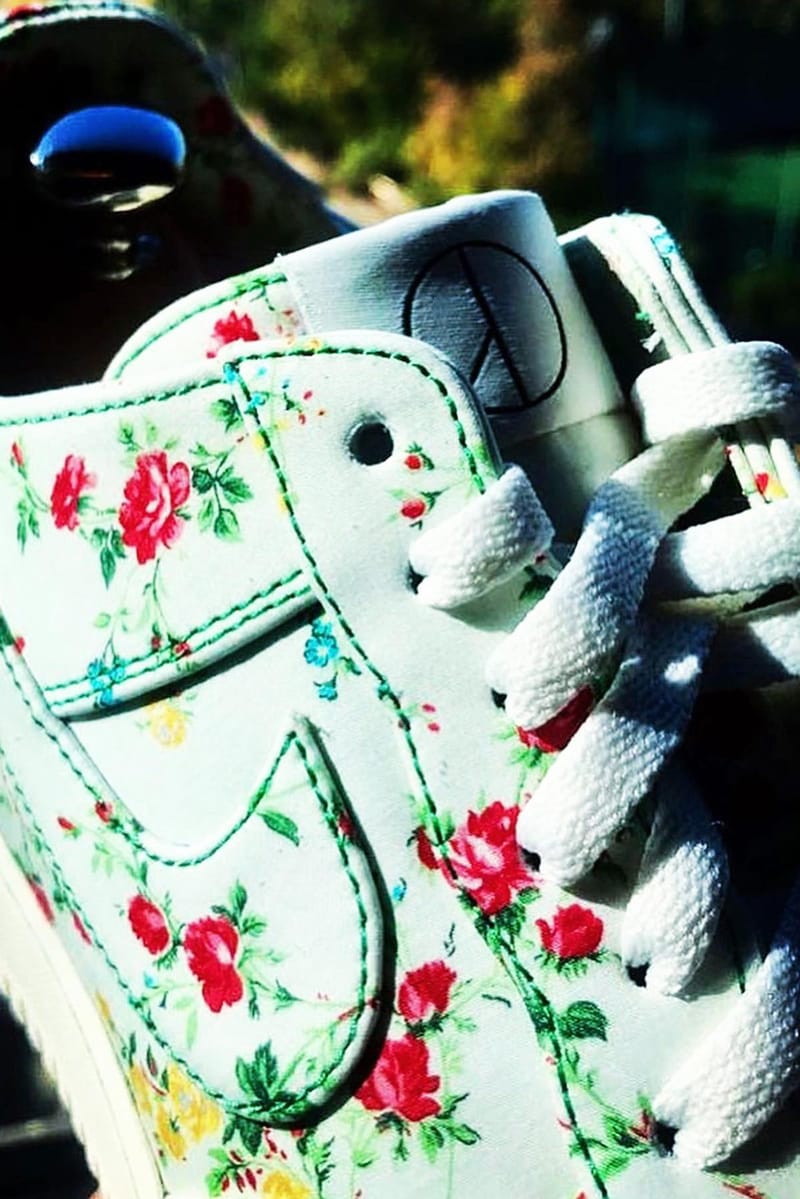 G-Dragon PEACEMINUSONE x Nike Air Force 1 Floral | Hypebae