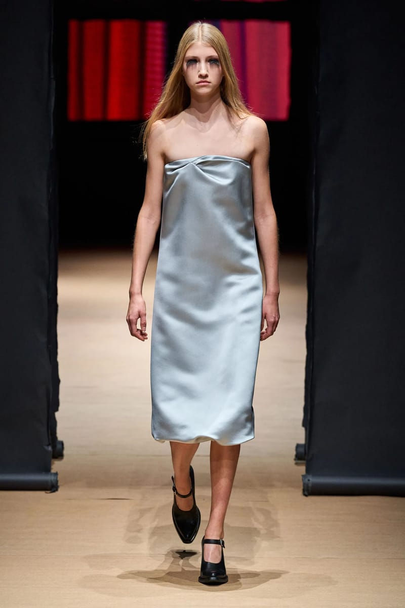 Prada SS23: Extra-Heavy Falsies, Slits, Skinny Pants | Hypebae