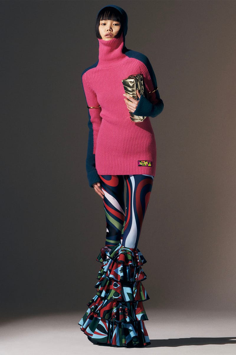 EMILIO PUCCIニット EMILIO PUCCI Multicolor Wool Wrap Cardigan - Jackets - Free