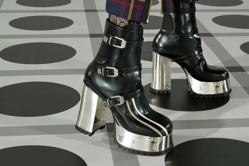Gucci Releases Fall-Ready Metallic Platform Boot | Hypebae