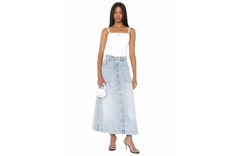 Trend Spotlight: Long, Low-Rise Denim Skirts Are In | Hypebae