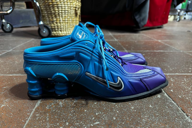 Martine Rose x Nike Shox MR4 Blue Colorway Info | Hypebae