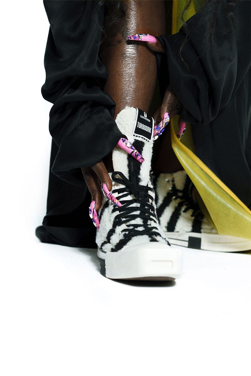 Rick Owens DRKSHDW x Converse Zebra TURBODRK | Hypebae Rick Owens DRKSHDW x Converse Zebra TURBODRK | Hypebae
