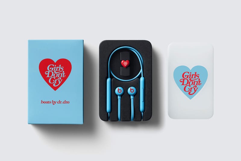イヤホン Girls Don't Cry Beats by Dr. Dre Girls Don't Cry x Beats Flex Collaboration | Hypebae