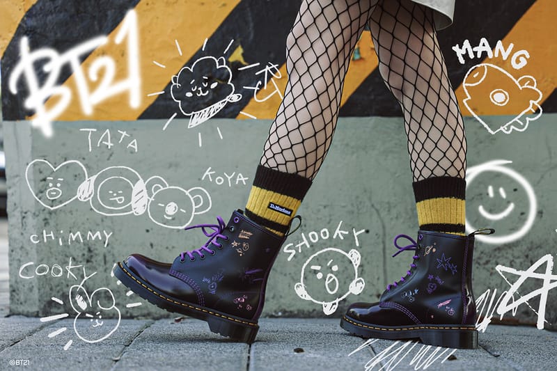 Dr. Martens x BTS' bt21 Drop SS23 Collection | Hypebae