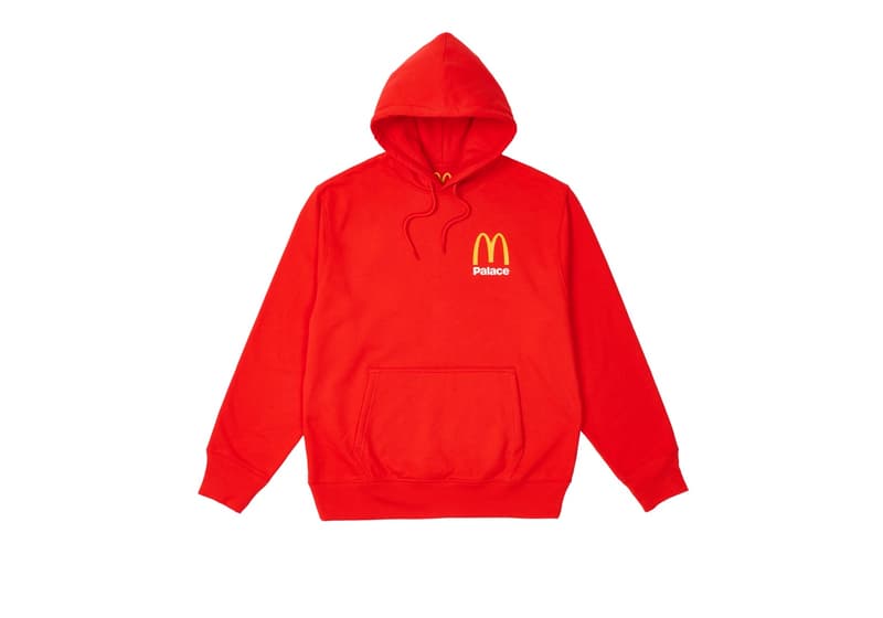 マ*服様 Palace skateboadrs × Macdonald's パー Palace McDonalds Hoodie Sweatshirt Skateboard Spell Out Script