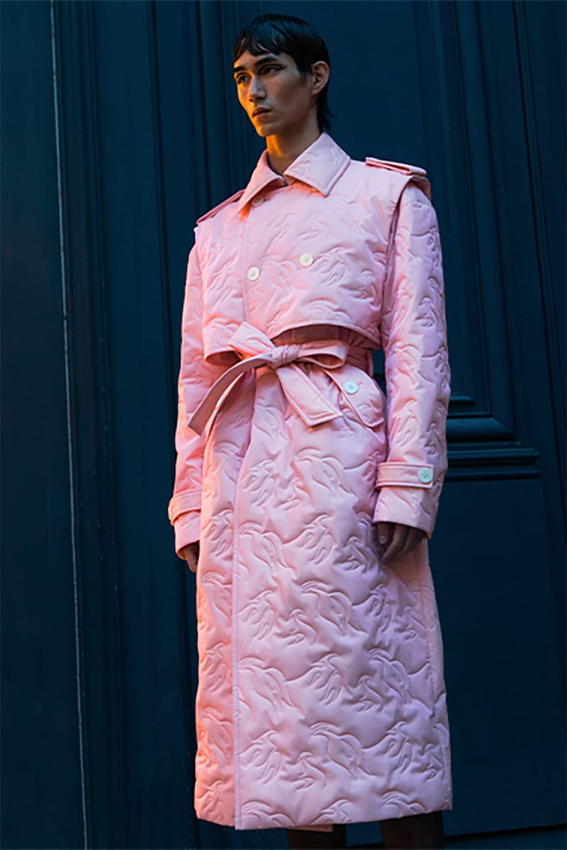 Feng Chen Wang　WOVEN PANELLED COAT Feng Chen Wang A/W 21 | SHOWstudio