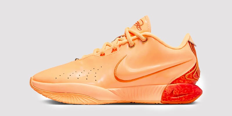 Nike LeBron 21 White Orange スニーカー Where to Buy Nike LeBron 21 