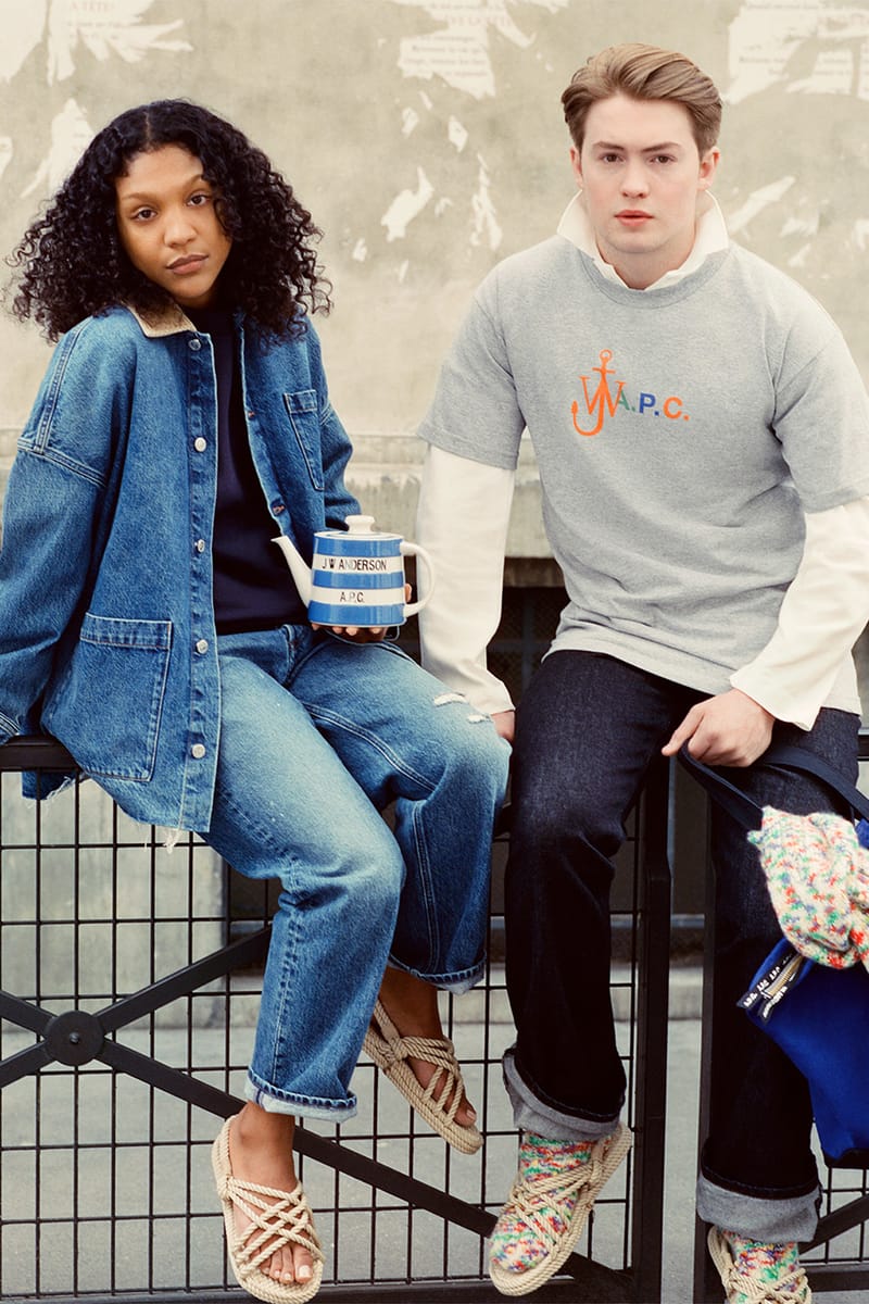 A.P.C. フライトジャケットとA.P.C×JWAニットのセット A.P.C. and JW Anderson Reveal Collaboration | Hypebae