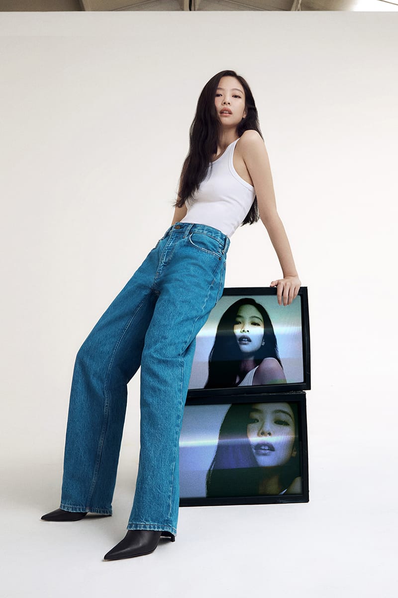jennie for   デニム BLACKPINK's Jennie Dazzles In Calvin Klein Denim | Hypebae