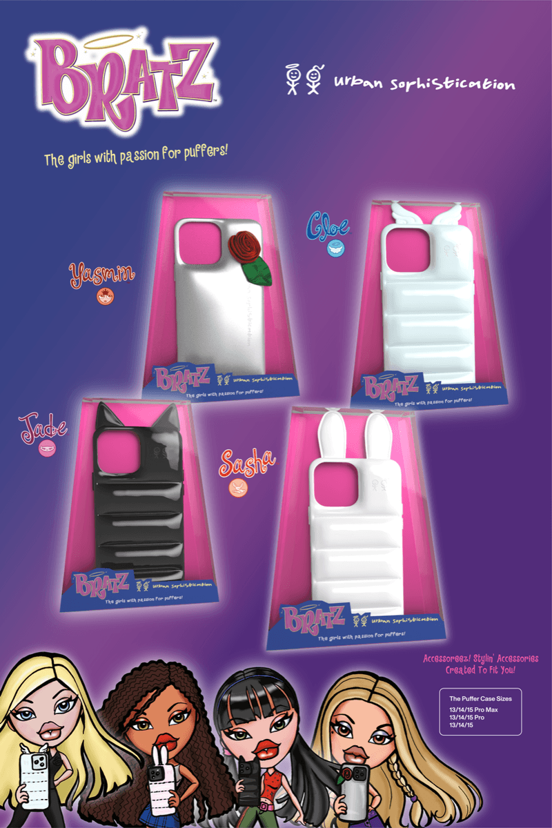 Urban Sophistication BRATZ Jade 猫耳 the-puffer-case-jade-744371.