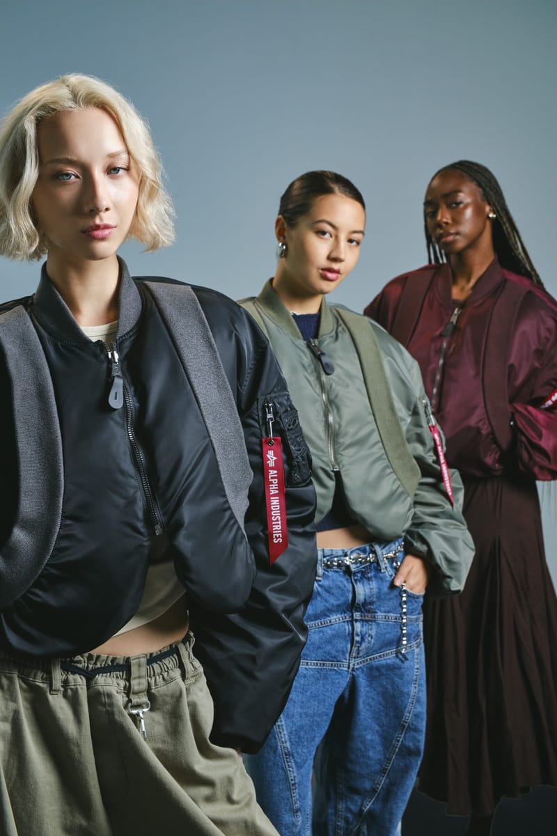 Shop Alpha Industries Knit Rib MA-1 and Cropped MA-1 | Hypebae