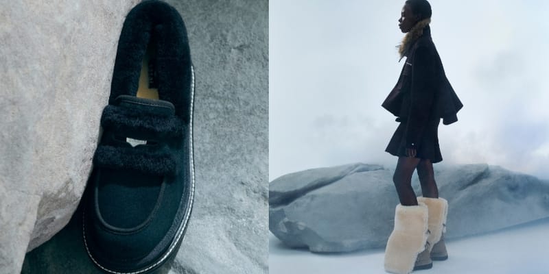 UGG and sacai Drop Fuzzy Loafers and Boots | Hypebae