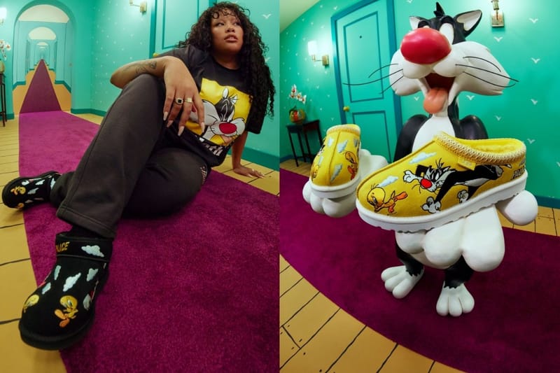 深瀬着用 PALACE UGG LOONEY TUNES サイズM UGG Tasman Slipper Palace x Looney Tunes Yellow Men's - 1181910
