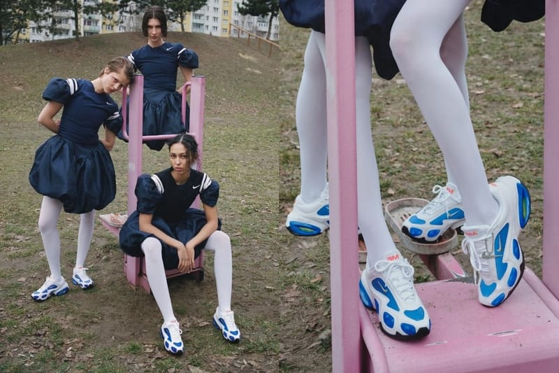 sacai x Nike VaporWaffle Emerges in Tan and Navy | Hypebae