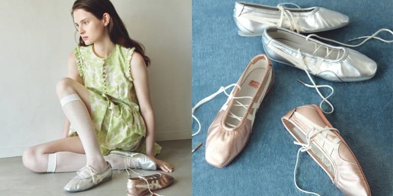 Onitsuka Tiger GYMNARINA ジムナリーナ Onitsuka Tiger Drops the 'GYMNARINA' Ballet Sneaker | Hypebae