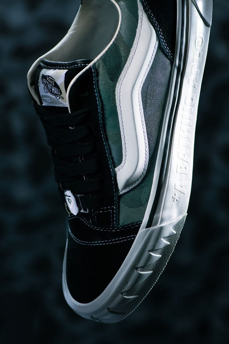 Vans and BAPE Drop a Color Camo Knu Skool Sneaker | Hypebae