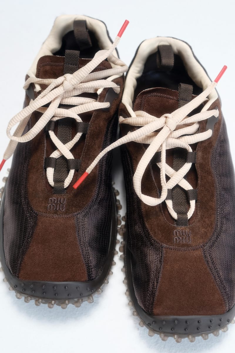 靴 miu miu bubble sole leather shoes brown Miu Miu Brings Back The Bubble Shoes | Hypebae