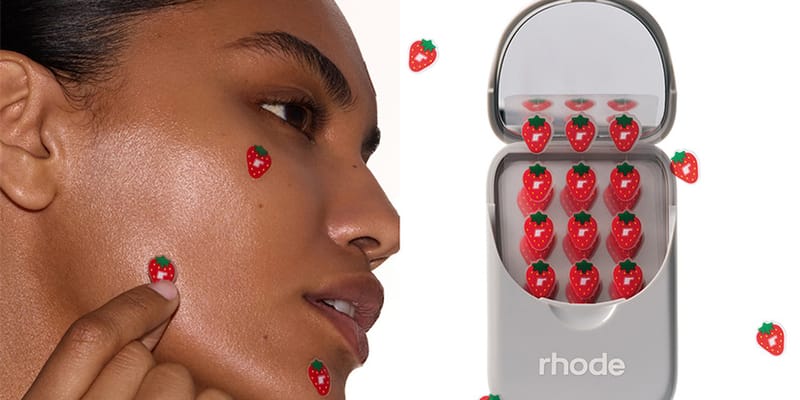 Rhode Drops Strawberry Shaped Pimple Patches | Hypebae
