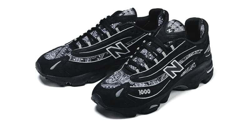 【新品バンダナ付27.5cm】atmos × New Balance 1000 Lançamento atmos x New Balance 1000 