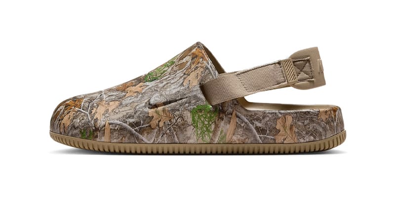 靴 NIKE CALM MULE REALTREE 30cm Informações sobre o lançamento do Nike Calm Mule 'Realtree