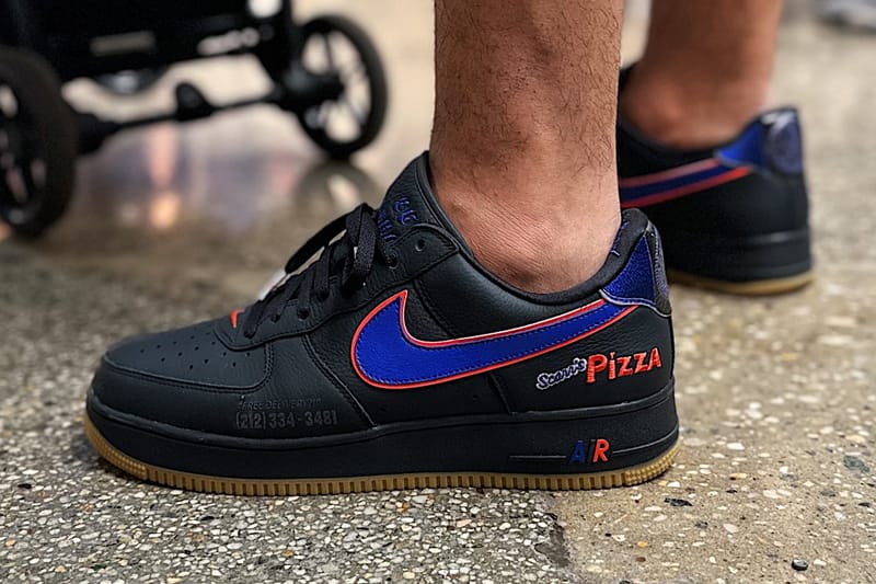 Scarr's Pizza x Nike Air Force 1 Low Revelado em Preto | Hypebeast