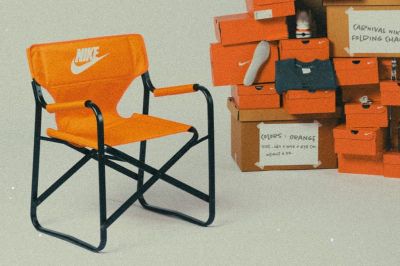 supreme l folding chair nike イス Cadeira dobrável Carnival x Nike: lançamento e detalhes | Hypebeast